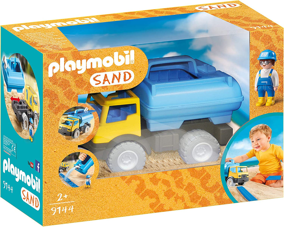 Playmobil Sand 9144 Camion-citerne à eau pour enfants à partir de 2 ans