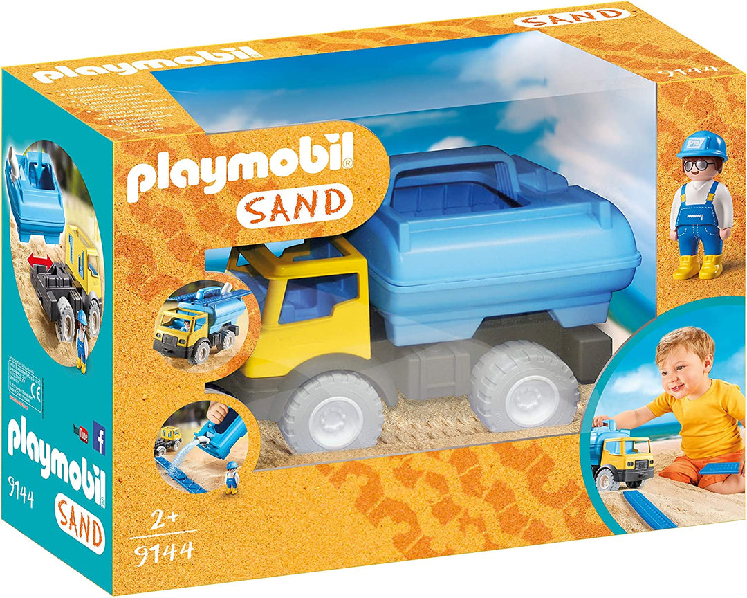 Playmobil Sand 9144 Wassertankwagen für Kinder ab 2 Jahren