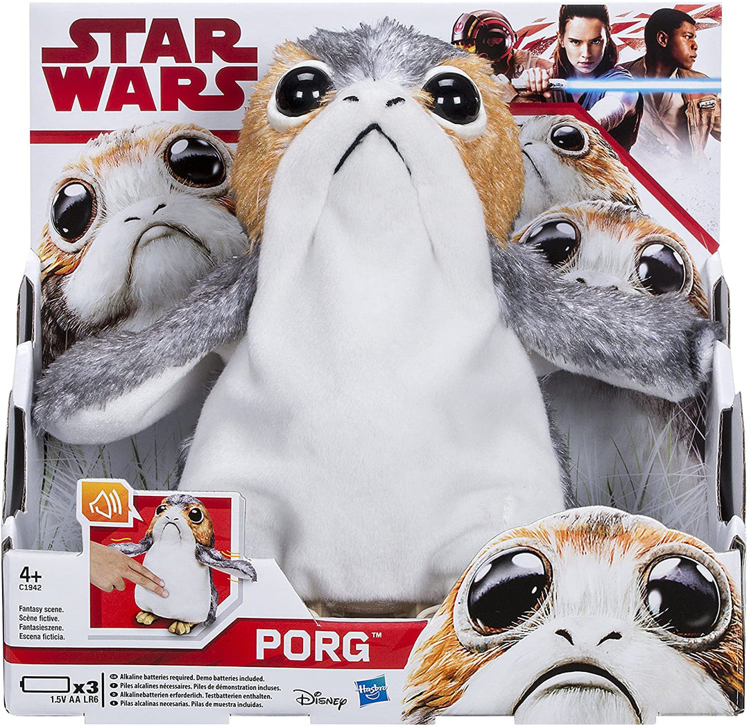 Star Wars The Last Jedi Poupée Peluche électronique Porg