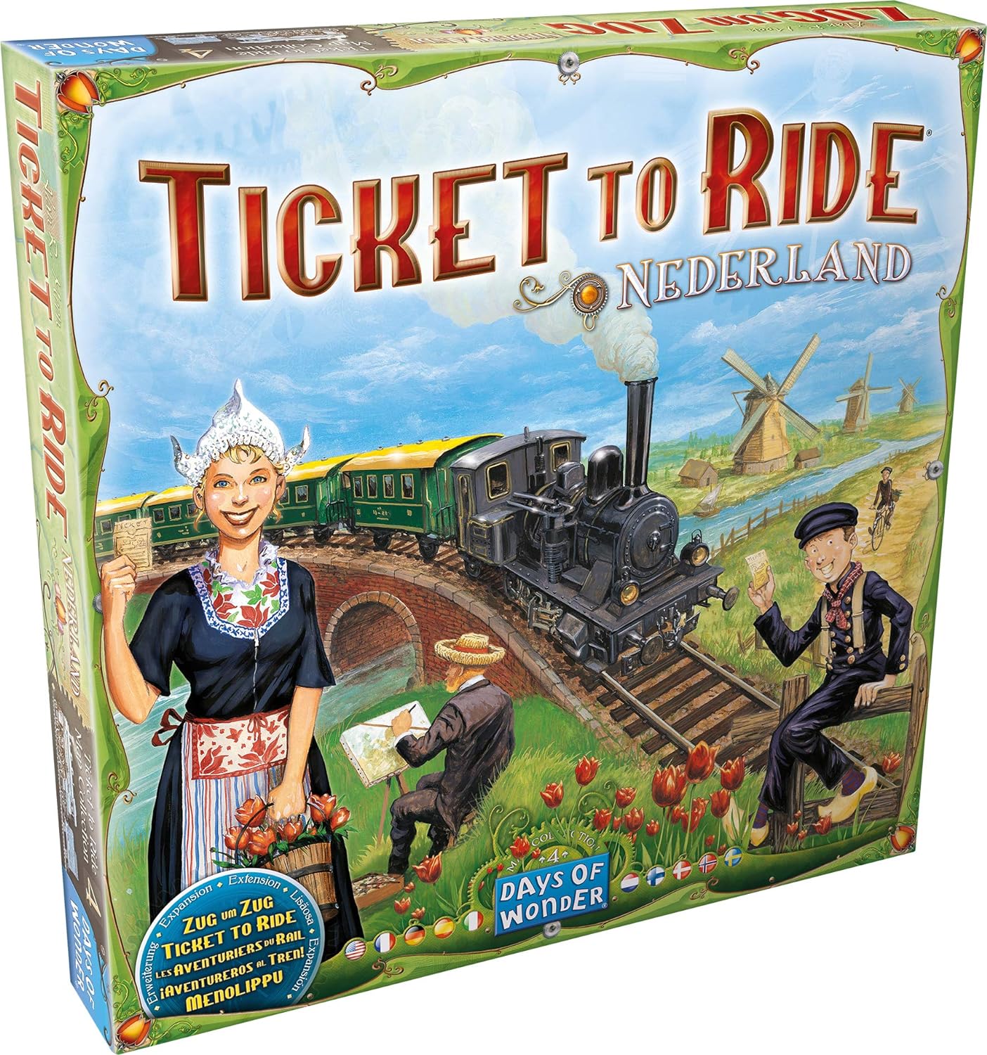 Days of Wonder Ticket to Ride Nederland Board Game Expansion 1