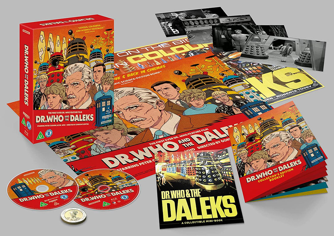 Dr. Who und die Daleks 4K [Region A &amp; B &amp; C] [Blu-ray]