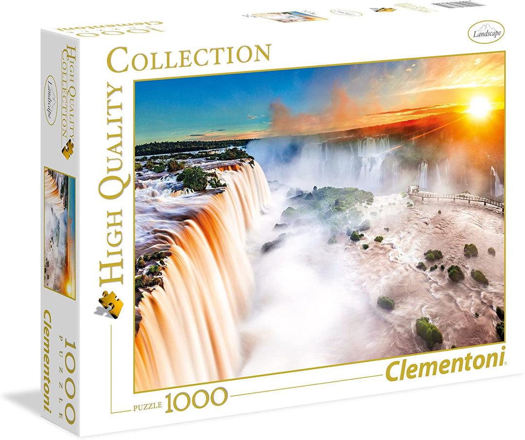 Clementoni 39385 - Verzamelpuzzel voor kinderen en volwassenen - Waterval - 1000 stukjes