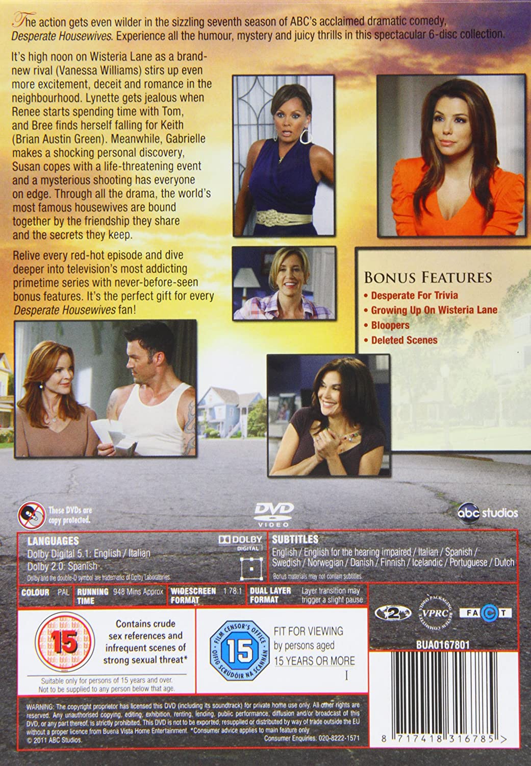 Desperate Housewives - Season 7 (2010) - DVD (Region 2) (‎BUA0167801)