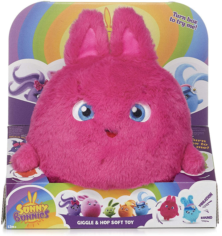 Posh Paws 37430 Sunny Bunnies Großes Feature Big Boo Kichern &amp; Hüpfen Stofftier-25cm