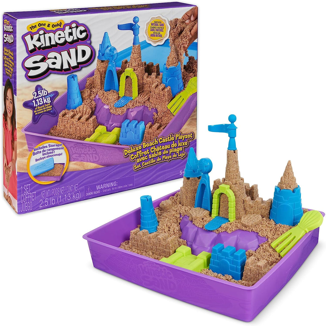 Kinetic Sand Deluxe Beach Castle Play Set