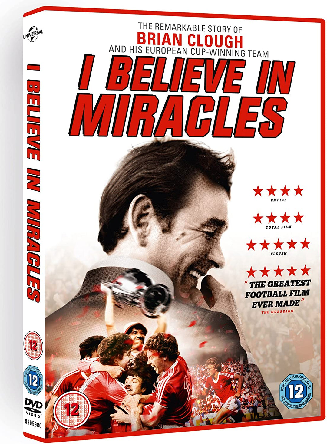 Brian Clough: Ik geloof in wonderen [DVD] [2015]