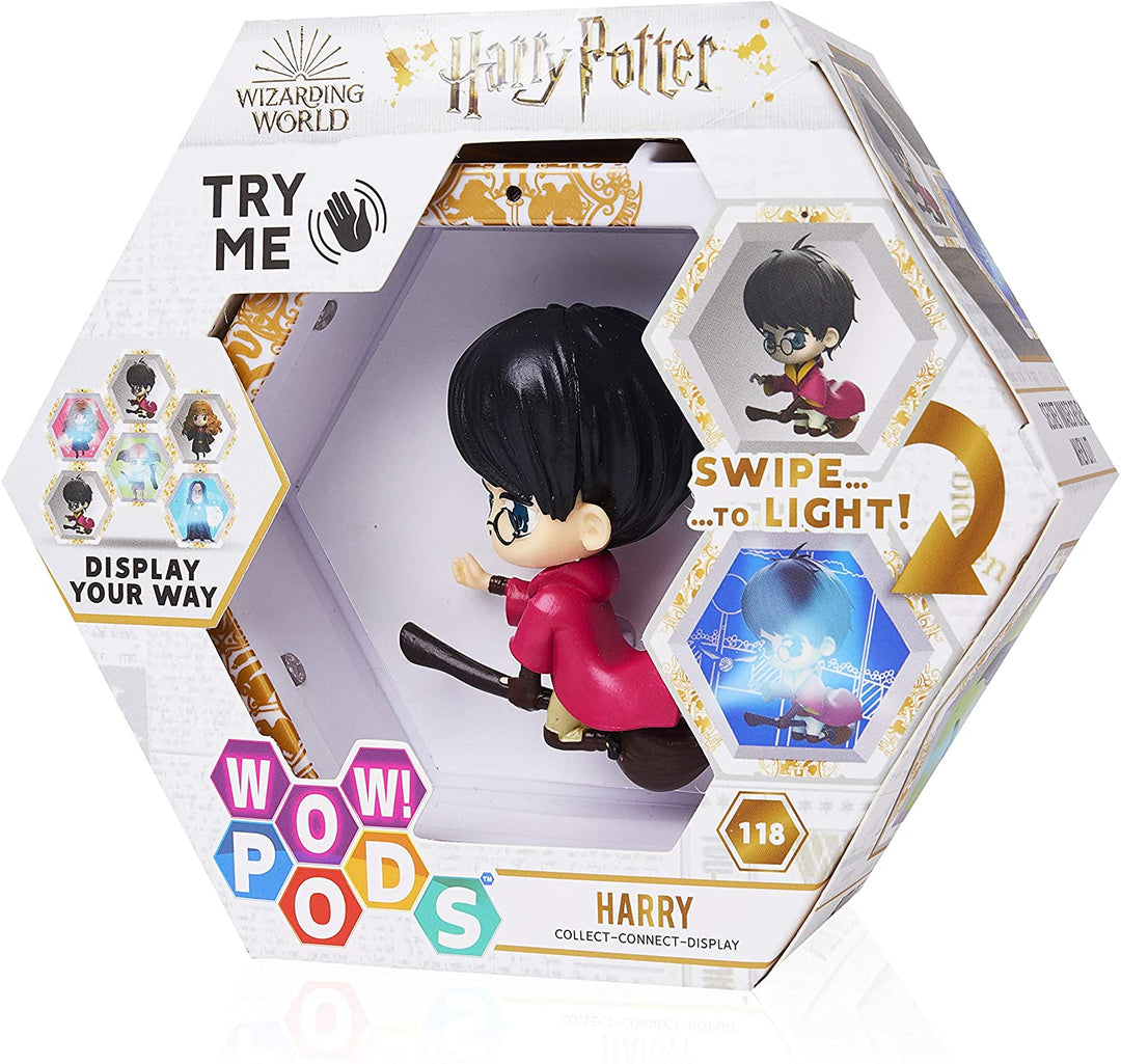 WOW! PODS Harry Potter Wizarding World Leuchtende Wackelkopffigur | Offizielles Sammelspielzeug (Harry)