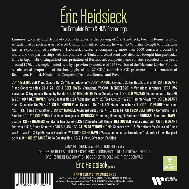 Eric Heidsieck - The Complete Erato Recordings [Audio CD]