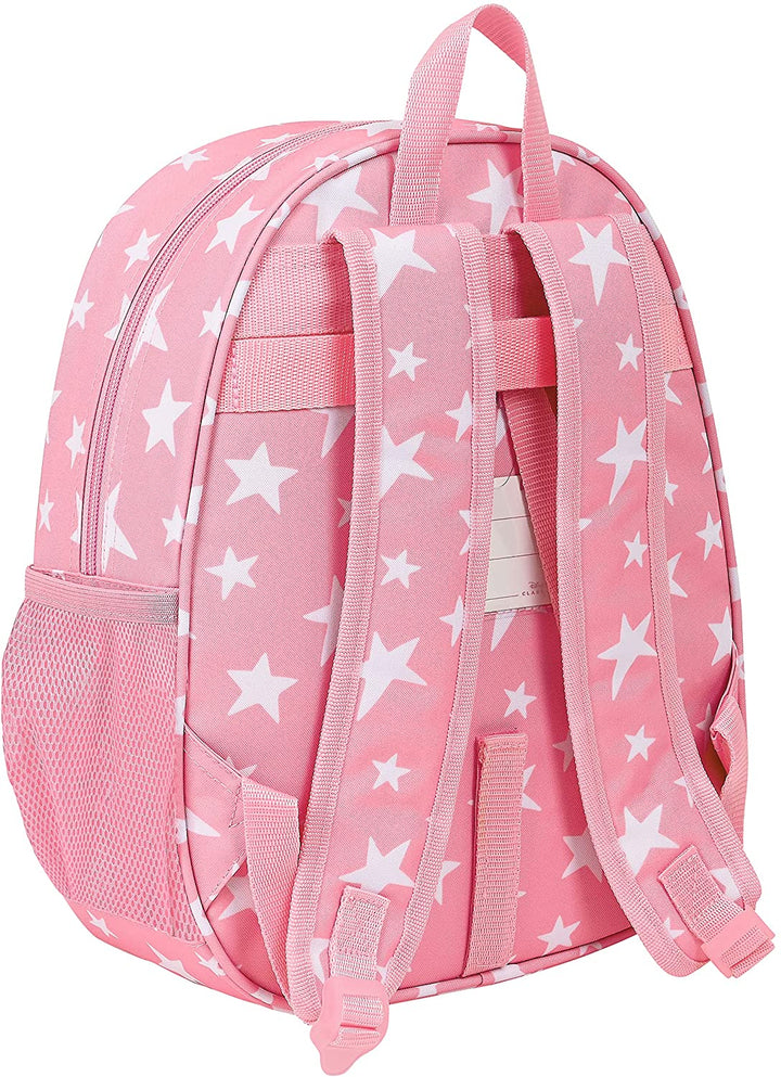 safta Boys' M890 Backpack with 3D Design Adaptable to Trolley, Light Pink, 270x1
