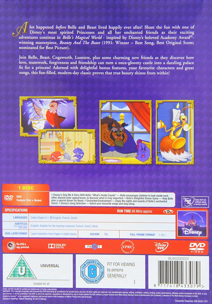 Belle en het beest Belle&#39;s magische wereld [DVD]