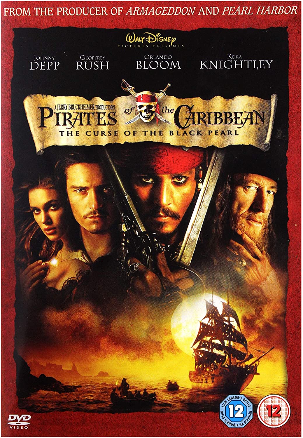 Pirates des Caraïbes - La Malédiction du Black Pearl - 1 disque [DVD]