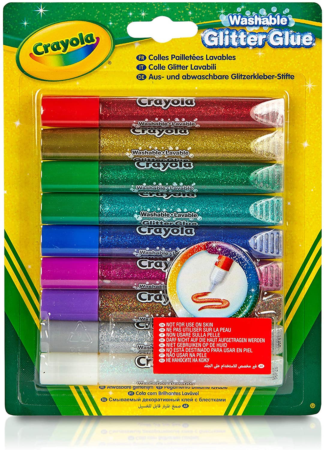Crayola 9 waschbarer Glitzerkleber