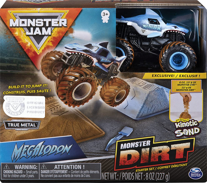 Toysmith Monster Jam Dirt Starter-Set, mit 8 Unzen Monster Dirt und Officia