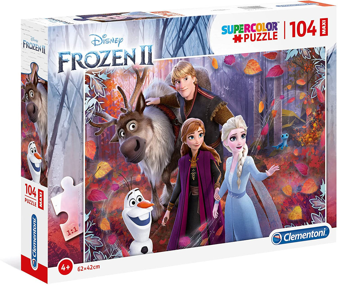 Clementoni 23738 104pc Maxi Puzzle-Frozen 2, Multi-Coloured