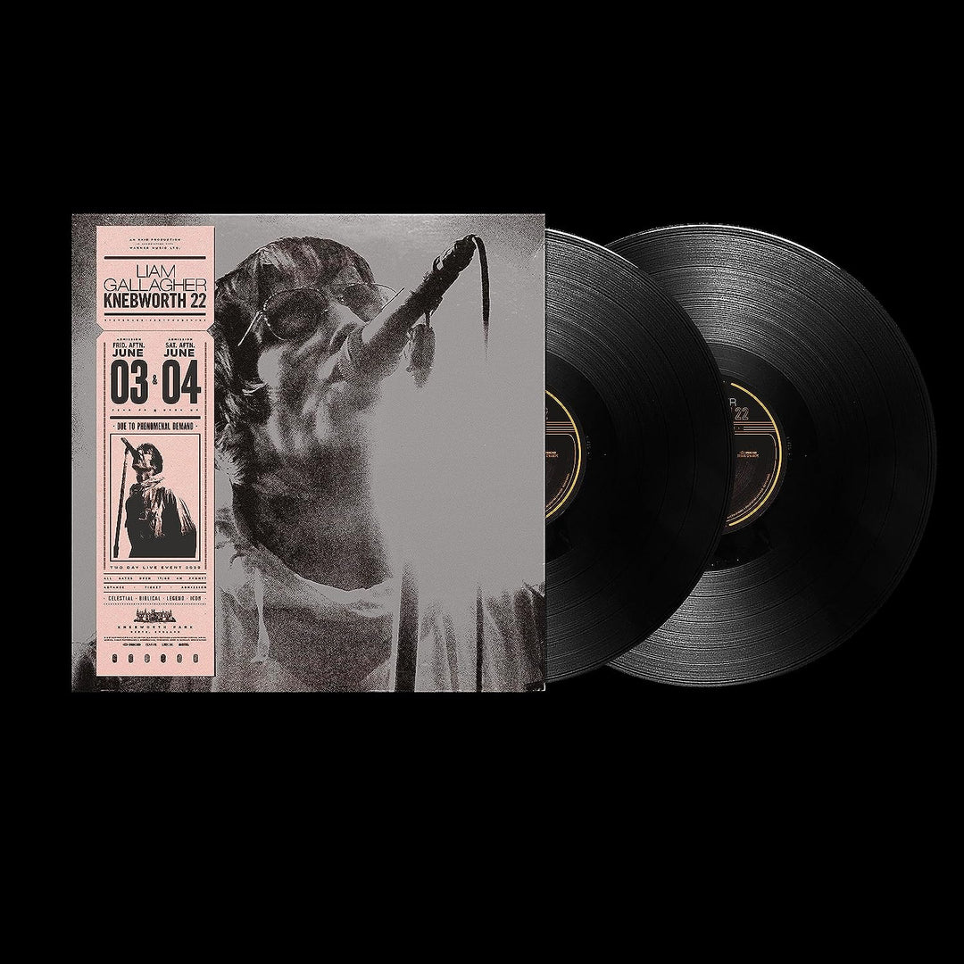 Liam Gallagher – Knebworth '22 (2LP, schwarzes Vinyl, inklusive Poster und Replikat-Ticket) [VINYL] [2023]