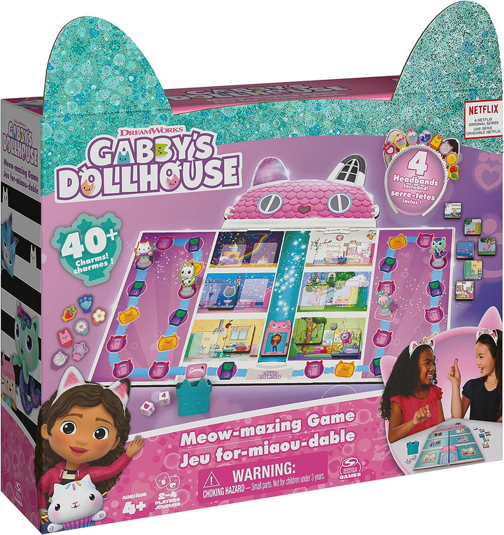 Gabby's Dollhouse, verblüffendes Brettspiel basierend auf der DreamWorks Netflix Show mit