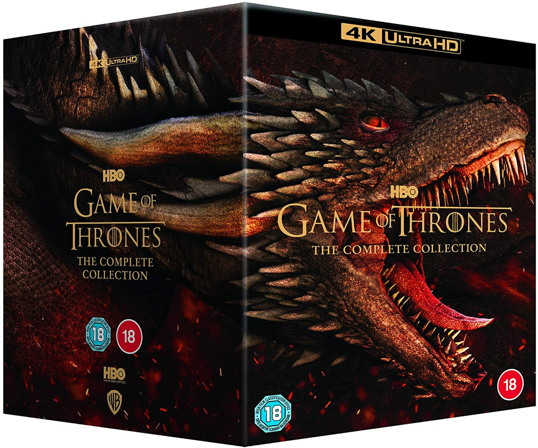 Game Of Thrones: Staffeln 1–8 4K Ultra HD [2019] [Region Free] – [Blu-ray]