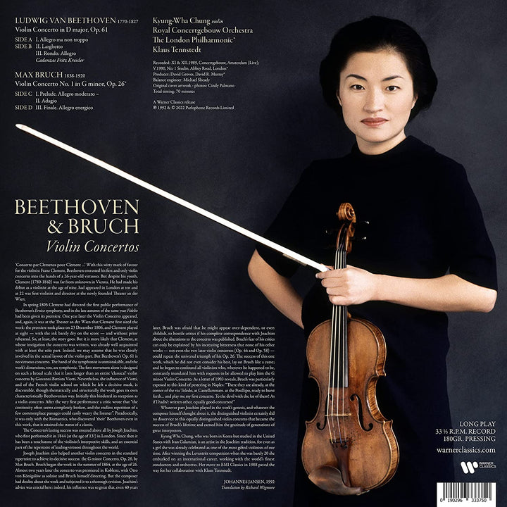 London Philharmonic Orchestra -Beethoven & Bruch: Violin Concertos [VINYL]