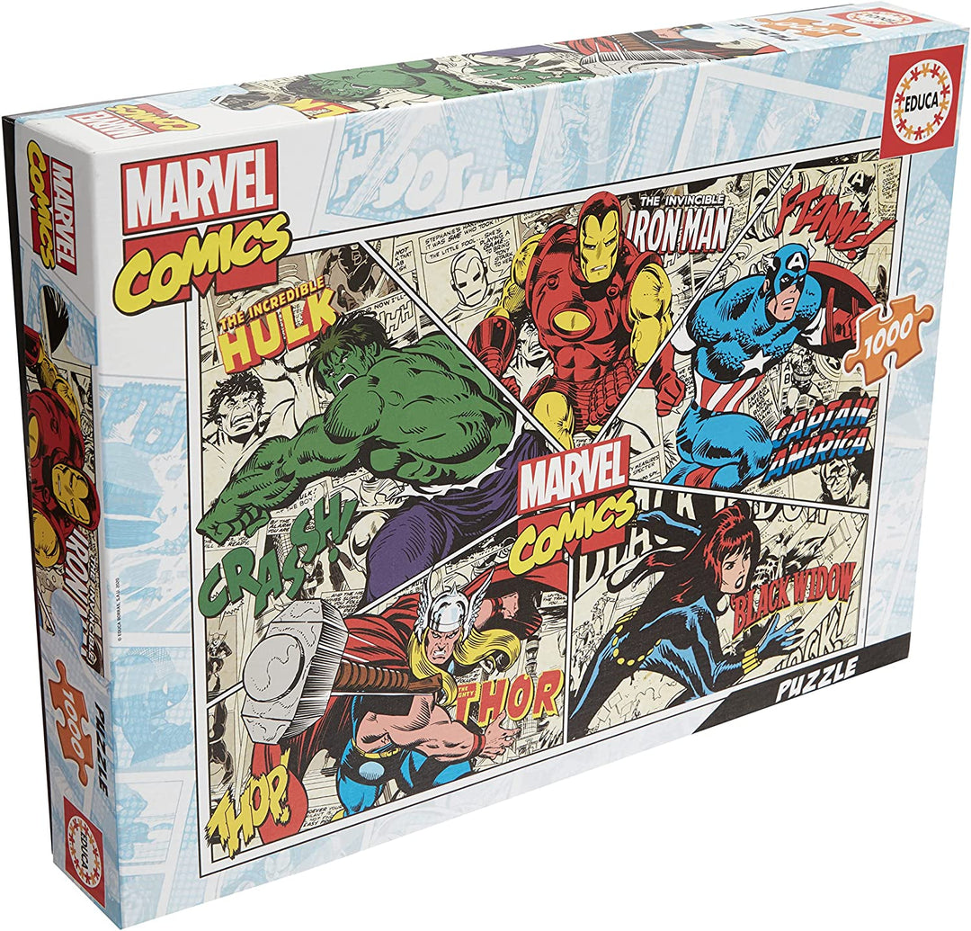 Educa 18498 Comics Heroes Marvel Puzzle 1,000 pieces