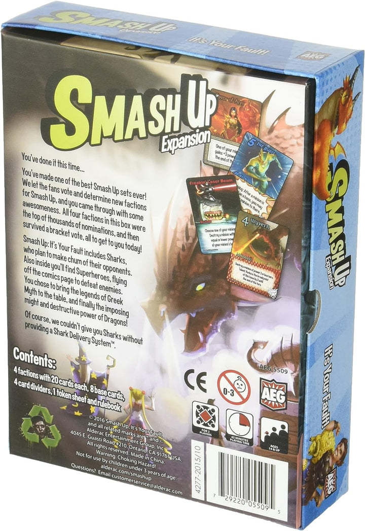 Alderac Entertainment ALD05509 Smash Up It's Your Fault Game, multicoloured