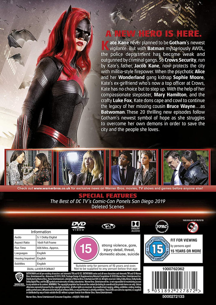 Batwoman: Staffel 1 [2019] – Drama [DVD]