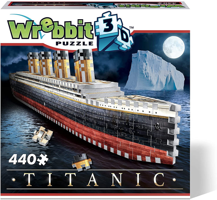 Wrebbit 3D-Puzzle Titanic (440 Teile)