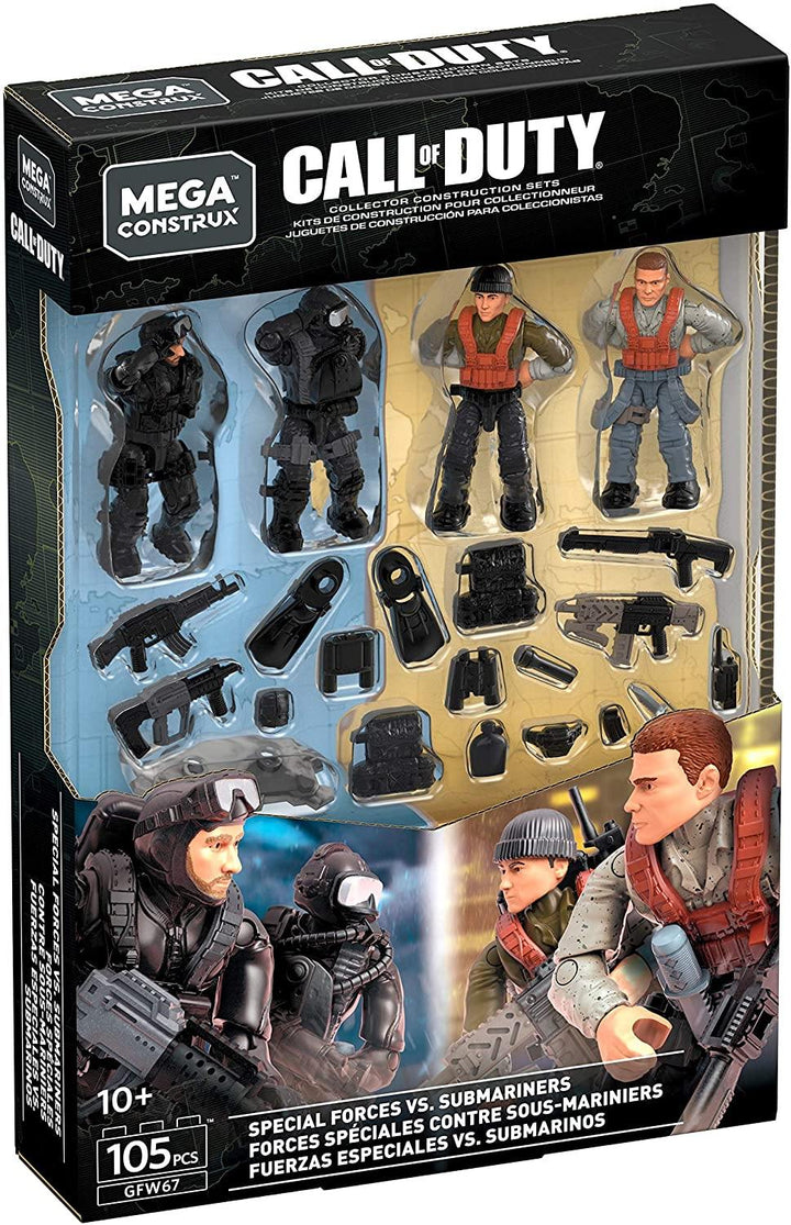 Mega Construx Call of Duty Mega Construx Special Forces VS Submariners Set - Yachew