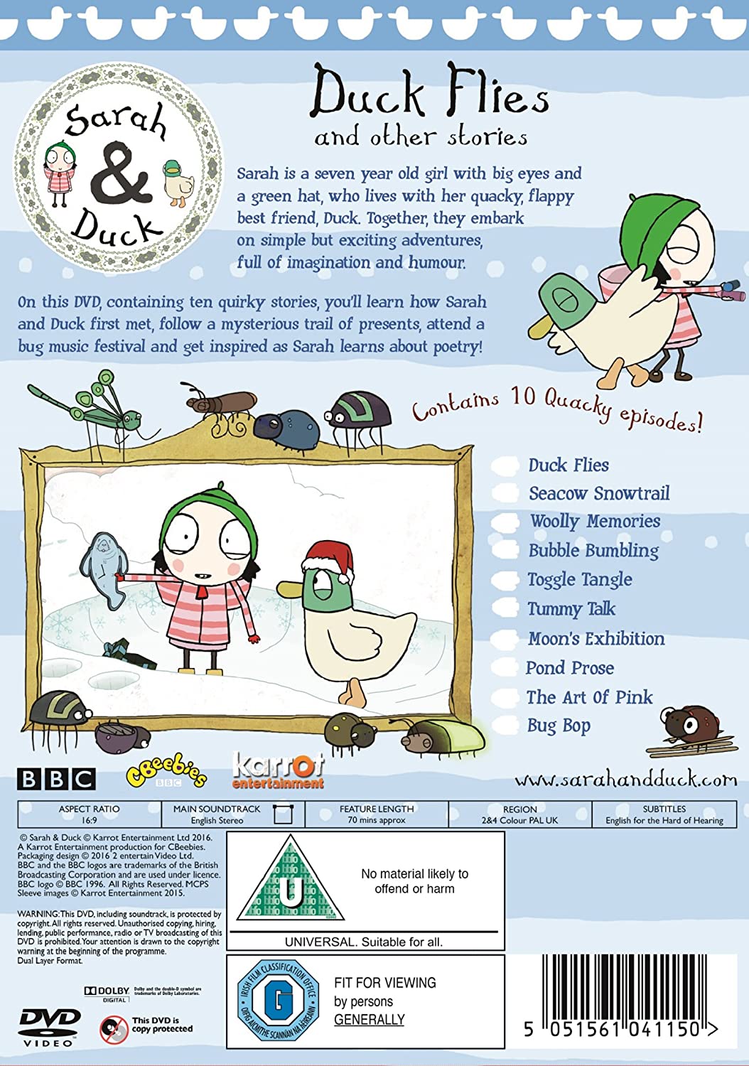 Sarah & Duck - Duck Flies [DVD]