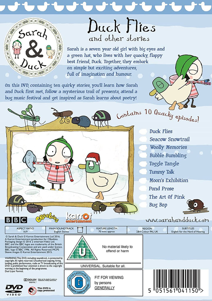Sarah & Duck - Duck Flies [DVD]