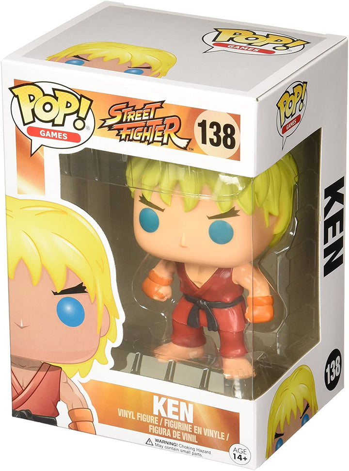 Street Fighter Ken Funko 11655 Pop! Vinile #138