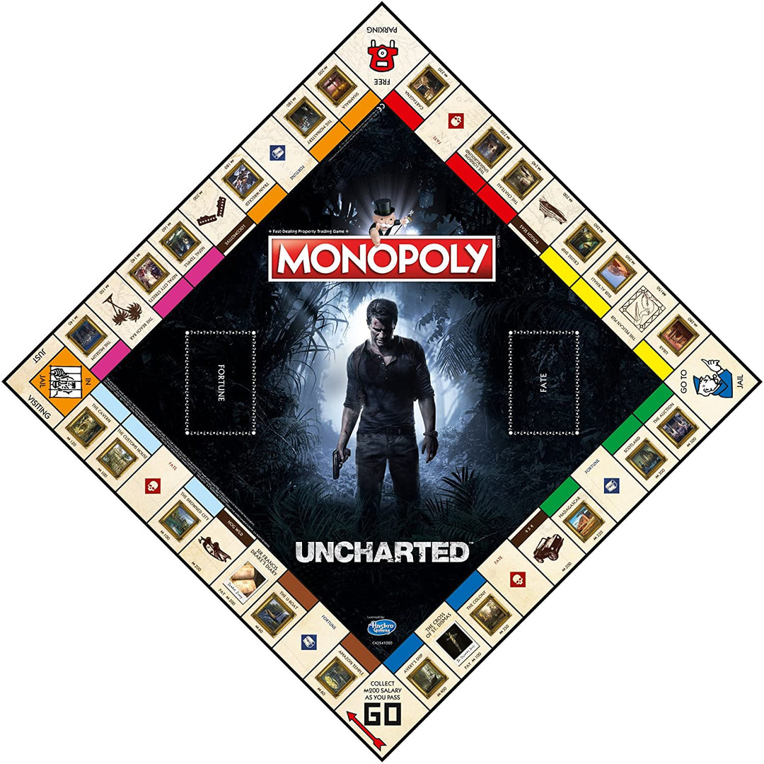 Winning Moves Uncharted Monopoly Juego de mesa