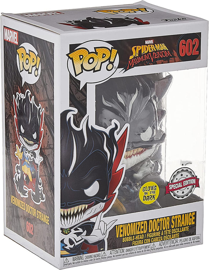 Marvel Spiderman Máximo Veneno Dr. Extraño Exclu Funko 47527 Pop! Vinilo #602