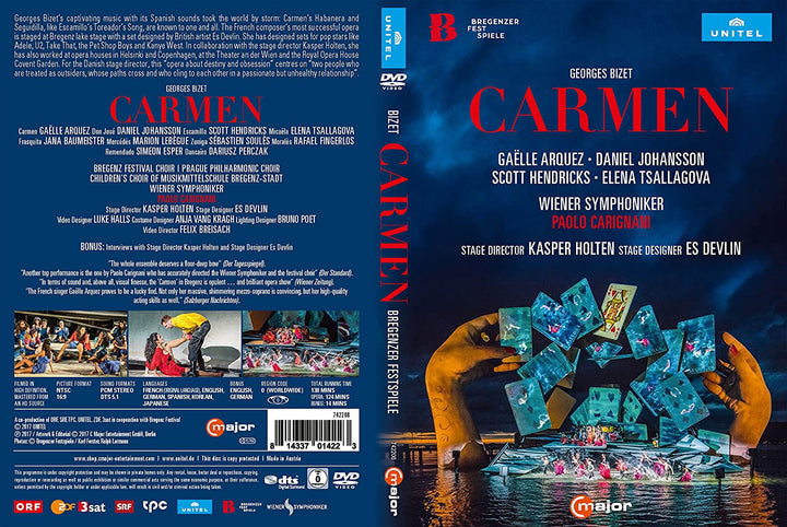 Georges Bizet: Carmen [Gaëlle Arquez; Daniel Johansson; Wiener Symphoniker; Paolo Carignani] [C Major Entertainment: 742208] [DVD] [2017] [DVD]