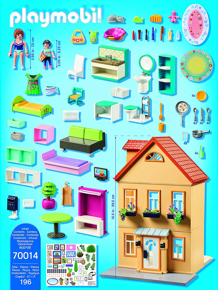 Playmobil 70014 City Life My Little Town House con mobili