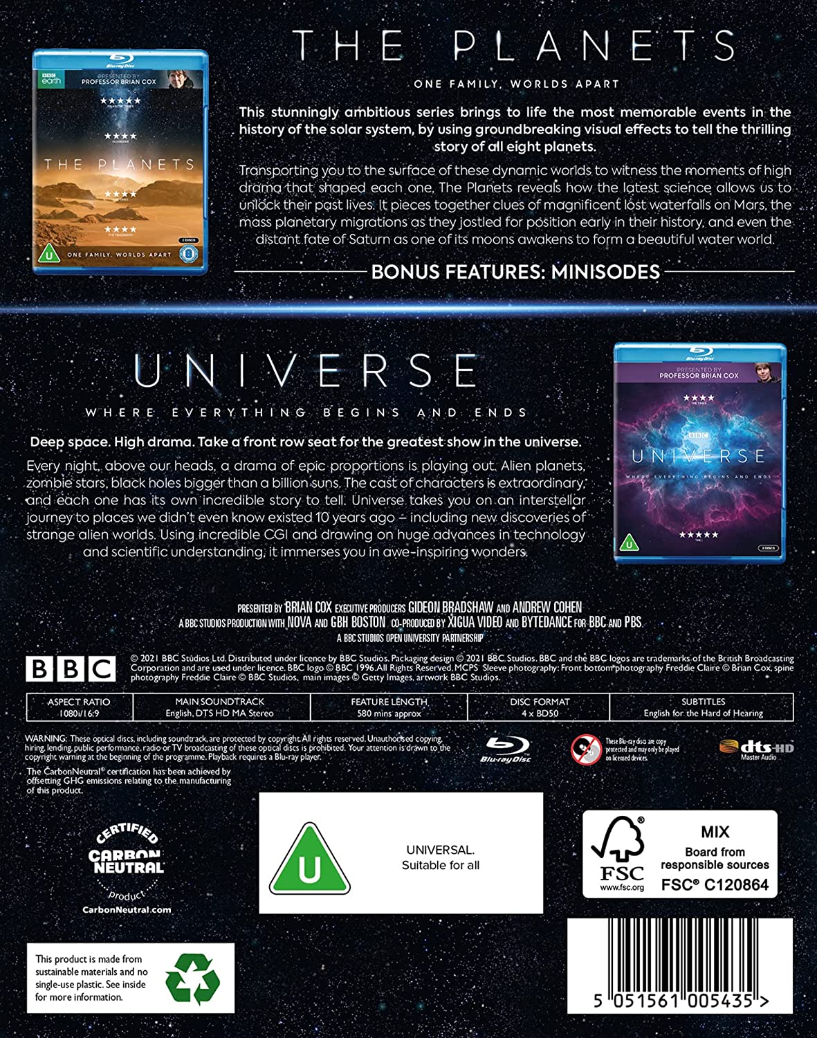 Universum &amp; die Planeten Box-Set (2021) [Blu-ray] 2