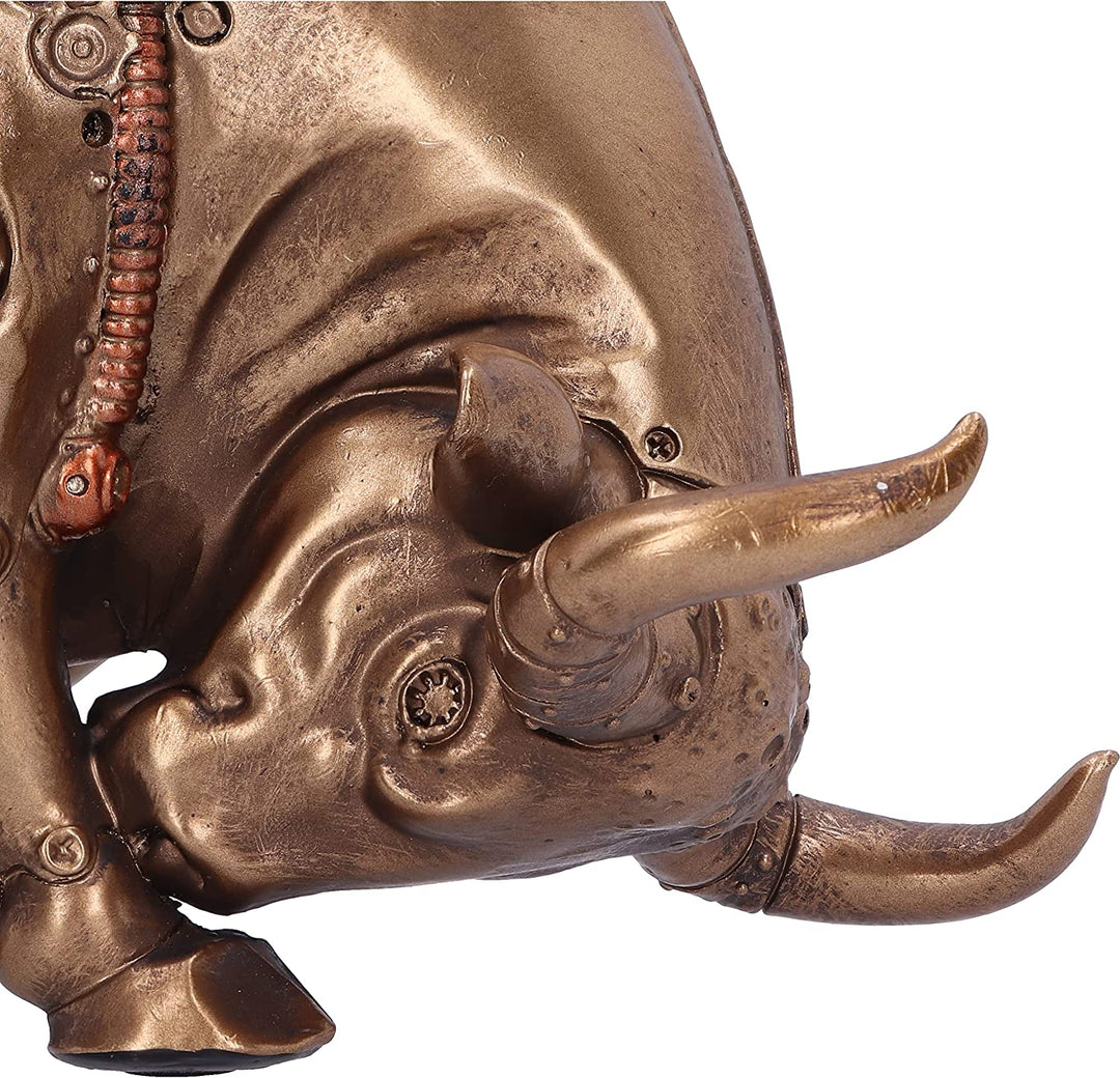 Nemesis Now Binary Bull 22.5cm, Bronze