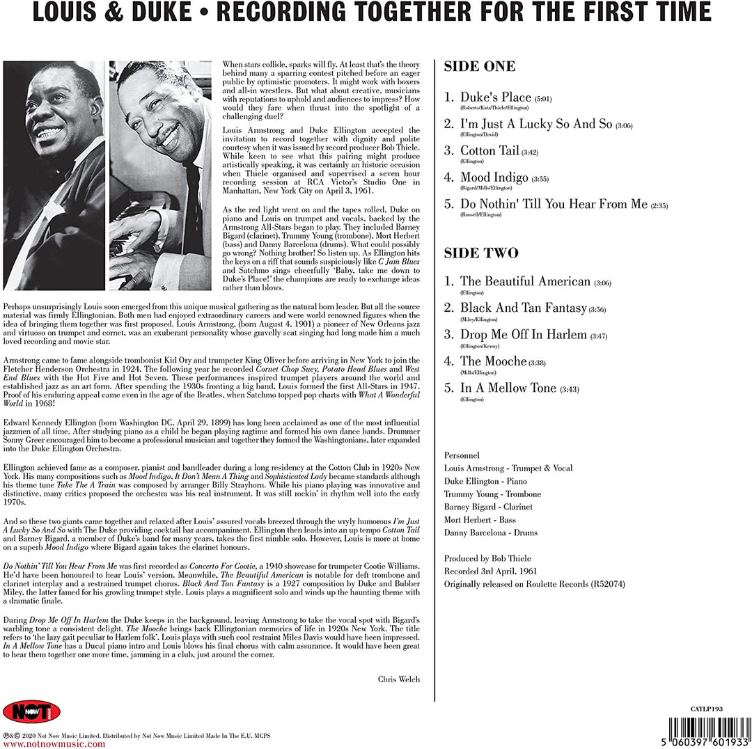 Louis Armstrong - Recording Together For The First [Vinyl]