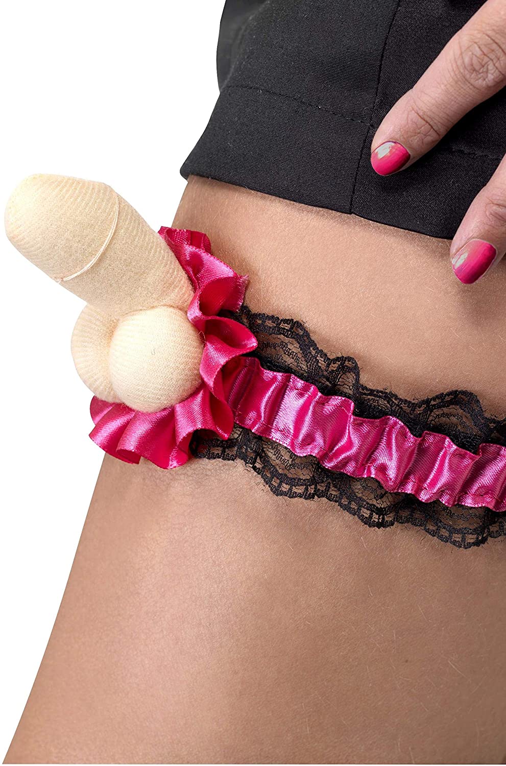 Smiffys Women's Bachelorette Willy Garter, Pink, One size, 25846