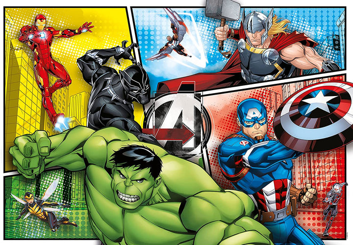 Clementoni – 27284 – Supercolor-Puzzle für Kinder – The Avengers – 104 Teile