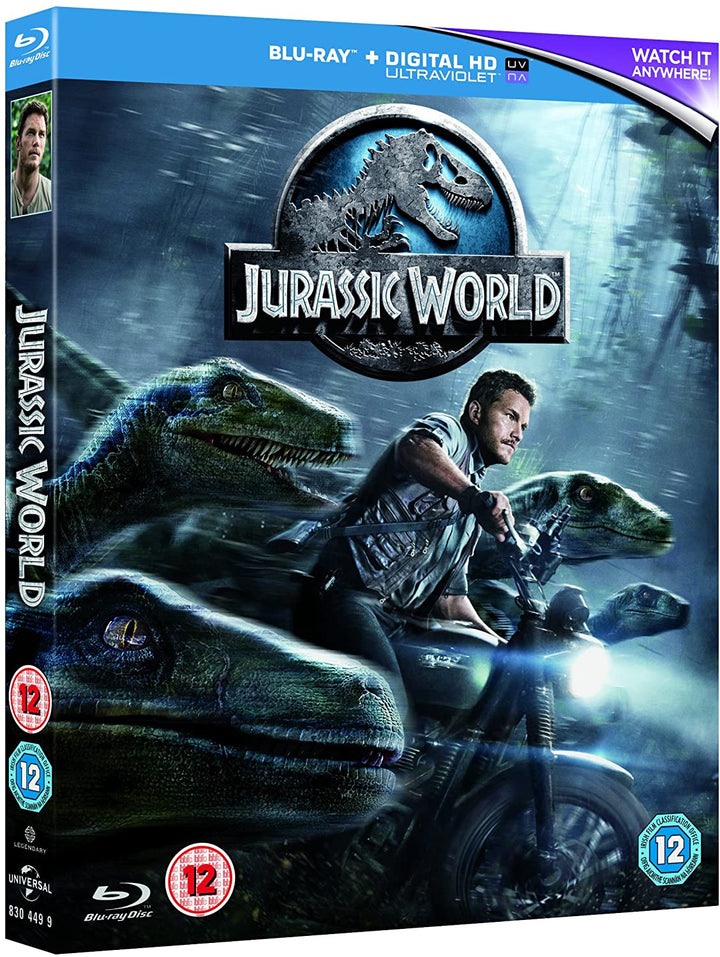 Jurassic World [2015] [Region Free] - Action/Adventure [Blu-ray]