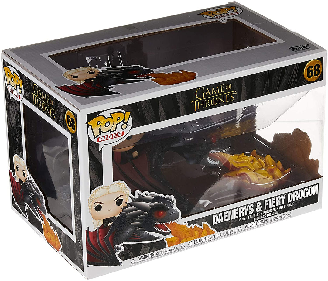 Game of Thrones Daenerys & Fiery Drogon Funko 45338 Pop! Vinyl #68