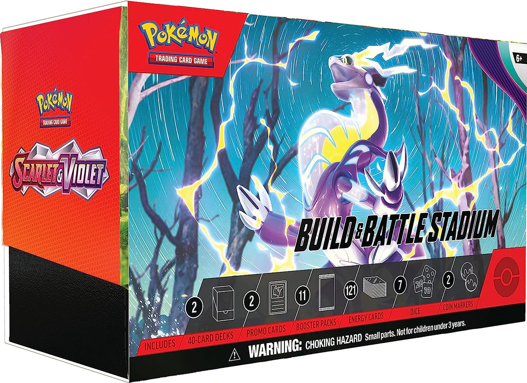 Pokémon-Sammelkartenspiel: Scarlet &amp; Violet Build &amp; Battle Stadium (2 Decks, 11 Booster und mehr