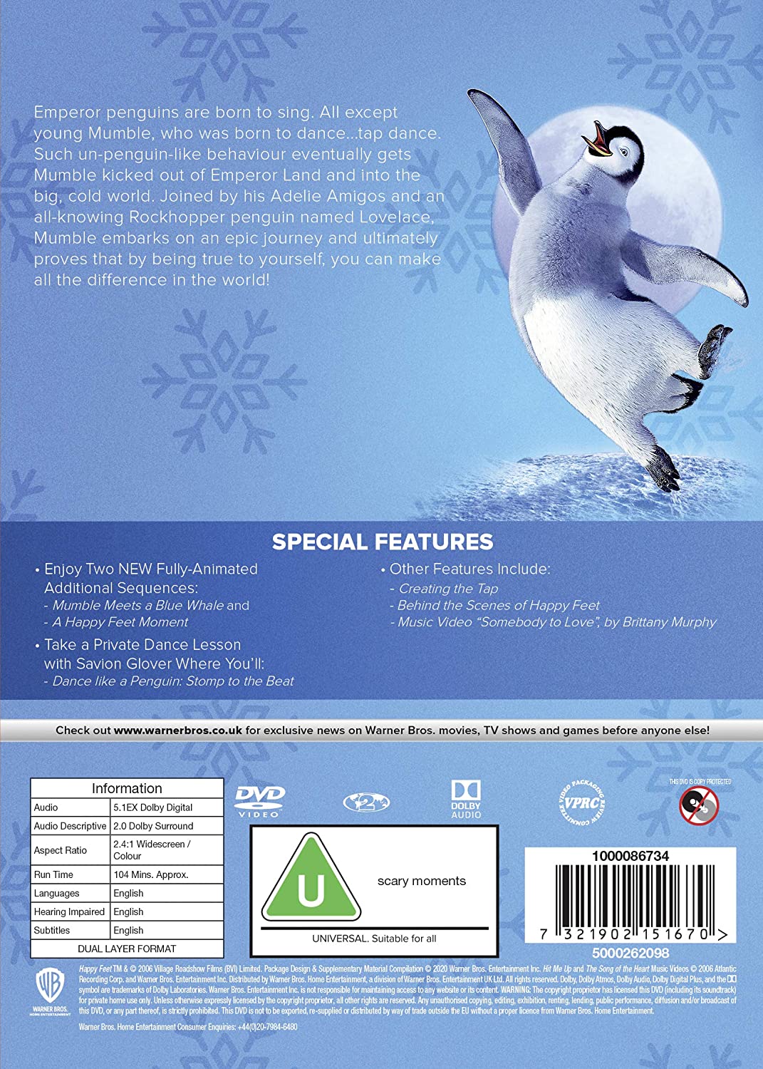 Happy Feet [2006] - Family/Adventure [DVD]