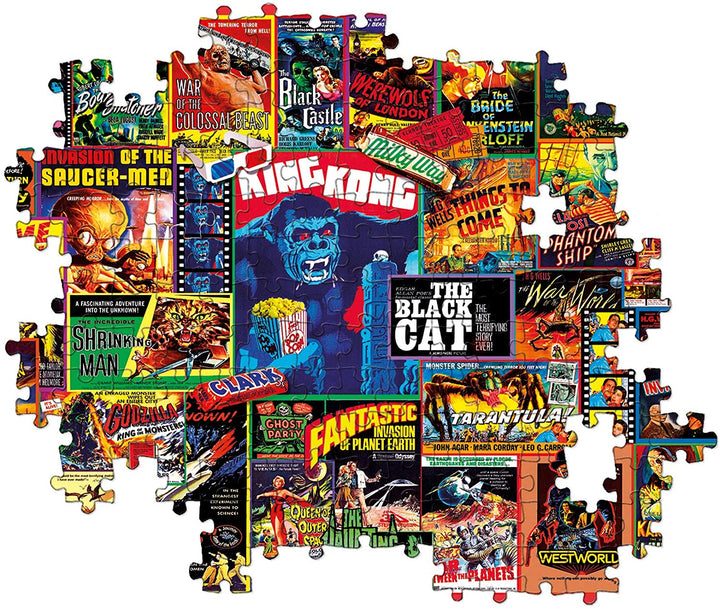 Clementoni Collection 39602, Thriller-Klassiker-Puzzle für Erwachsene und Kinder – 1000 Teile