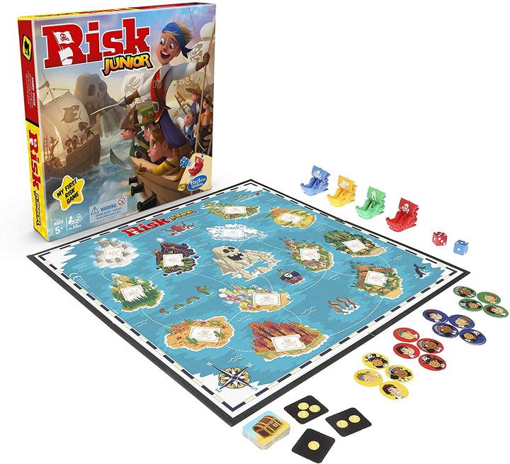 Risk Junior Juego de mesa de estrategia de juego Introducción de un niño al clásico juego de riesgo