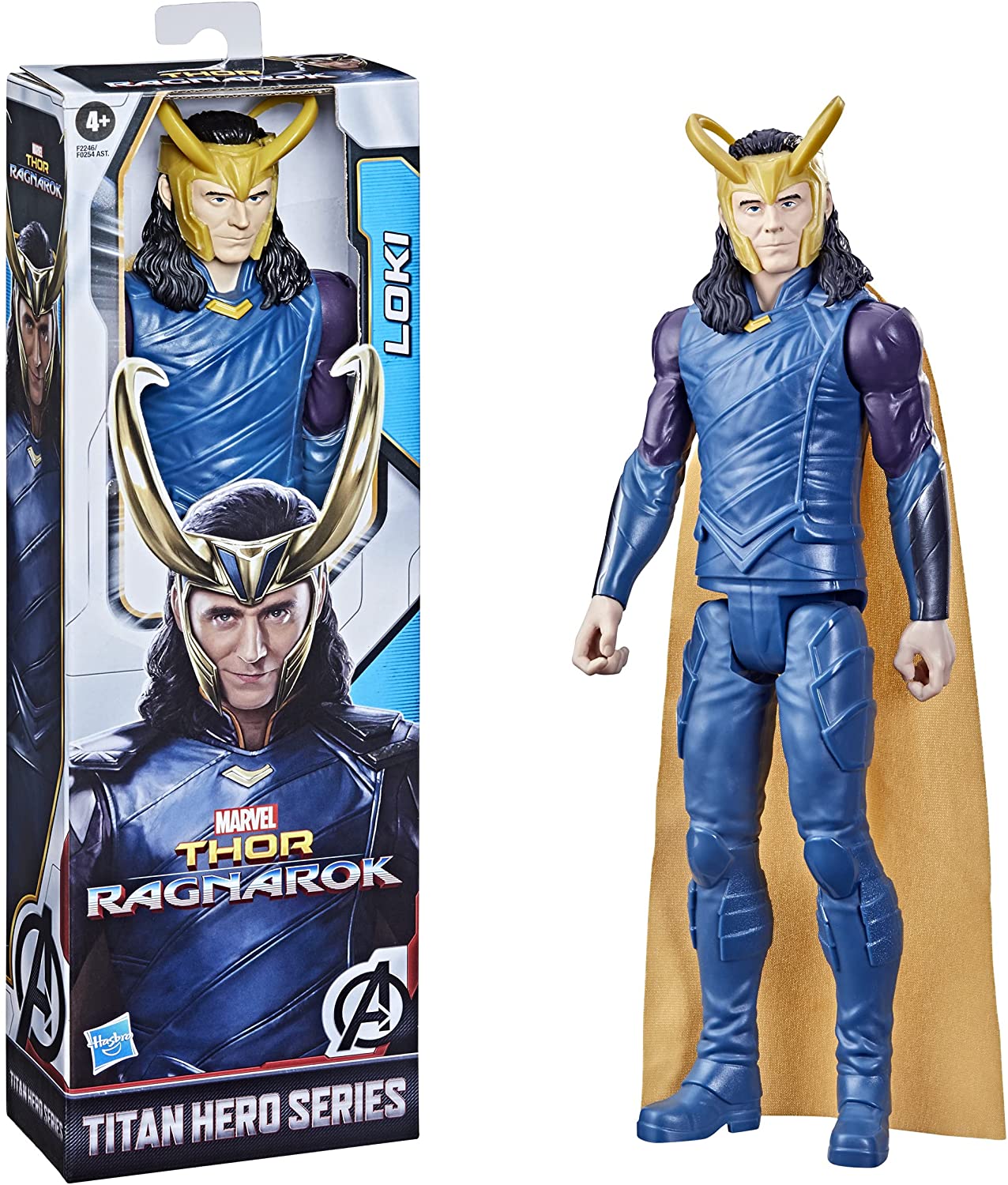 Marvel Avengers Titan Hero Series Collectible 12 Inch Loki Action Figure Toy For Ages 4 and Up F2246
