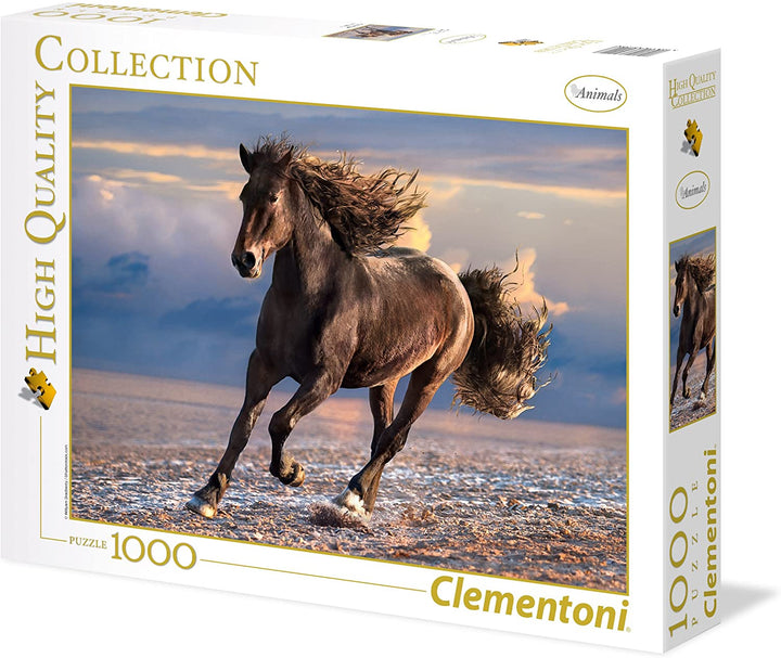 Clementoni – 39420 – Sammelpuzzle für Erwachsene und Kinder – Pferd gratis – 1000 Teile