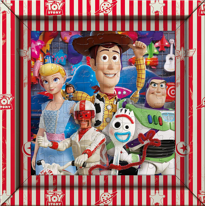 Clementoni – 38806 – Frame Me Up Puzzle für Kinder – Disney Toy Story 4 – 60 Teile – Hergestellt in Italien – ab 6 Jahren