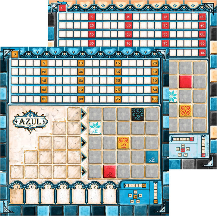 Plan B Games | Azul: Crystal Mosaic | Board Game | Ages 10+ | 2-4 Players