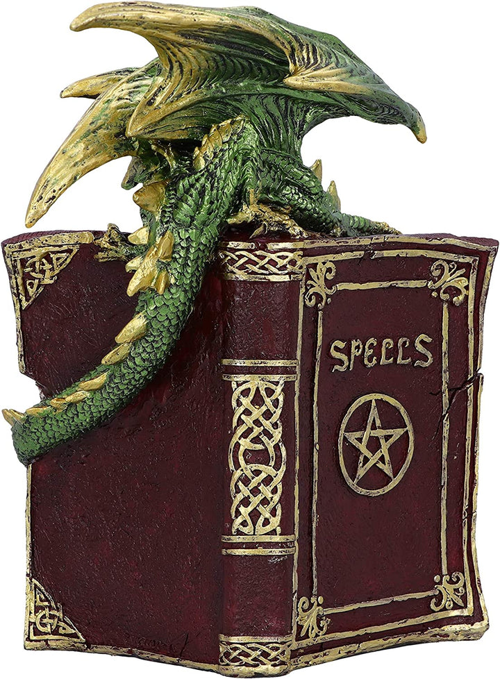 Hoard Finders Drache mit Buch, Kristallfigur